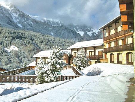 Village de Vacances le Telemark Frankrijk Franse Alpen Pralognan La Vanoise sfeerfoto groot