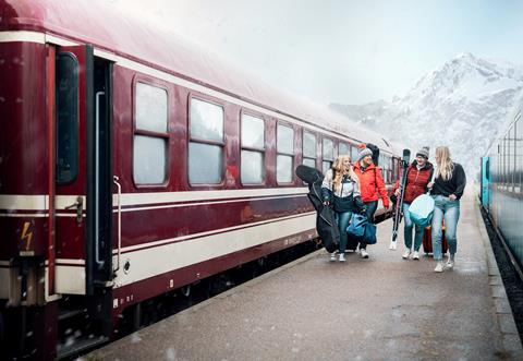 TUI Ski Express treinticket Bludenz oa Brand