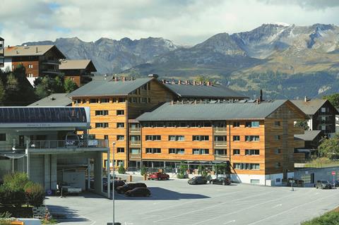 Swisspeak Resorts Vercorin Zwitserland Wallis Vercorin sfeerfoto groot