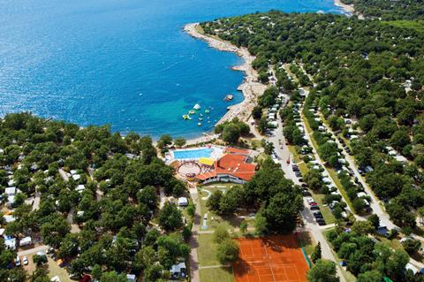 Bijela Uvala Happy Camp Kroatië Istrië Porec sfeerfoto groot