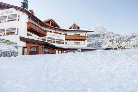 Wintersport Miravalle in Selva (Trentino-Zuid-Tirol, Italië)