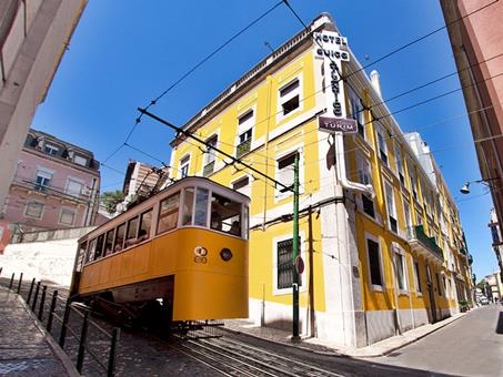 Turim Restauradores Portugal Costa de Lisboa Lissabon sfeerfoto groot