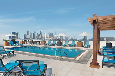 Hilton Garden Inn Dubai Al Mina Verenigde Arabische Emiraten Dubai Dubai Stad sfeerfoto groot