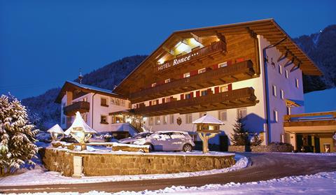 Wintersport Ronce in Ortisei (Trentino-Zuid-Tirol, Italië)