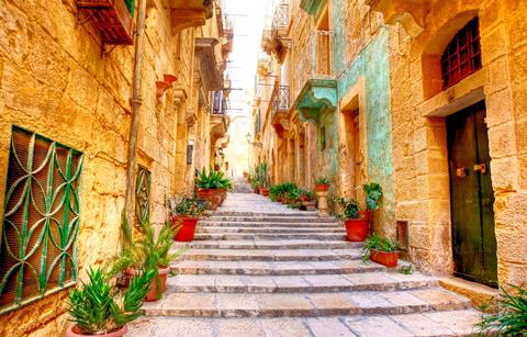 6 daagse singlereis Ridderlijk Malta Malta Malta Mdina sfeerfoto groot