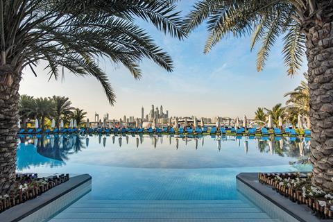 Rixos the Palm Dubai Hotel and Suites Verenigde Arabische Emiraten Dubai The Palm Jumeirah sfeerfoto groot