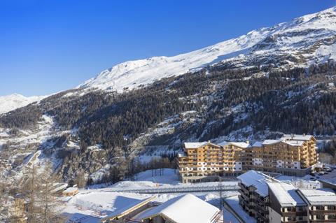 Wintersport L'Altaviva in Tignes (Franse Alpen, Frankrijk)