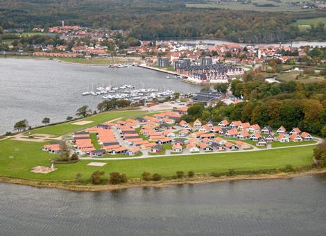 Enjoy Resorts Marina Fiskenæs Denemarken Jutland Gråsten sfeerfoto groot