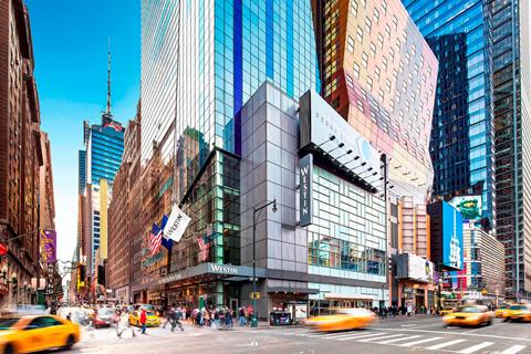 The Westin New York at Times Square Verenigde Staten New York New York sfeerfoto groot