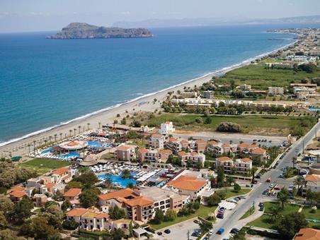 Caldera Beach Griekenland Kreta Gerani sfeerfoto groot