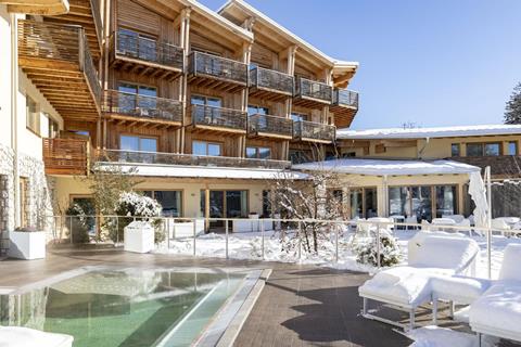 Lekker weg met een wintersport Dolomieten ❄ 8 Dagen logies Blu Hotel Natura & Spa