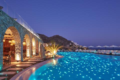 Royal Myconian Resort Griekenland Mykonos Elia Beach sfeerfoto groot