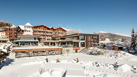 Alpine Spa Resort Sonnenberg Italië Dolomieten Maranza sfeerfoto groot