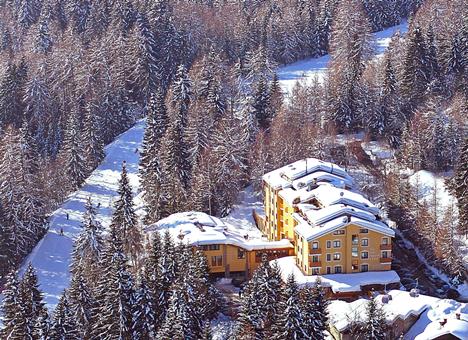Wintersport Parkhotel Folgarida in Folgarida (Trentino-Zuid-Tirol, Italië)