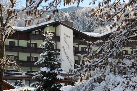 Wintersport Bellavista in Pinzolo (Dolomieten, Italië)