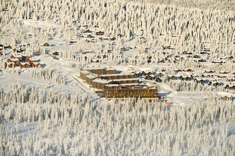 Skistar Lodge Trysil Noorwegen østlandet Trysil sfeerfoto groot