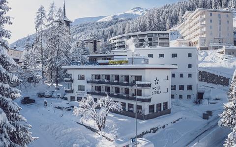 Strela Zwitserland Graubünden Davos sfeerfoto groot