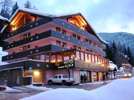 Wintersport Luna Wellness in Folgarida (Trentino-Zuid-Tirol, Italië)