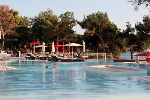 Parentium Plava Laguna Kroatië Istrië Porec sfeerfoto groot