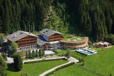 Naturhotel Leitlhof Italië Dolomieten Innichen sfeerfoto groot