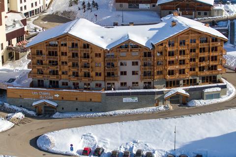 Super winterzon vakantie Franse Alpen 🏝️ 8 Dagen logies Residence CGH Les Chalets du Soleil