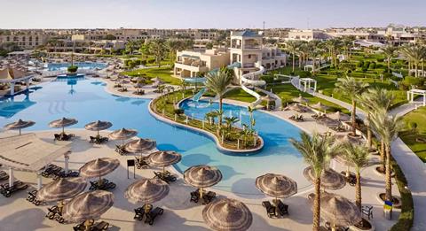 Coral Sea Holiday Resort Egypte Sharm el Sheikh Nabq Bay sfeerfoto groot