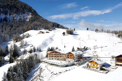 Wintersport Scherlin in Ortisei (Trentino-Zuid-Tirol, Italië)
