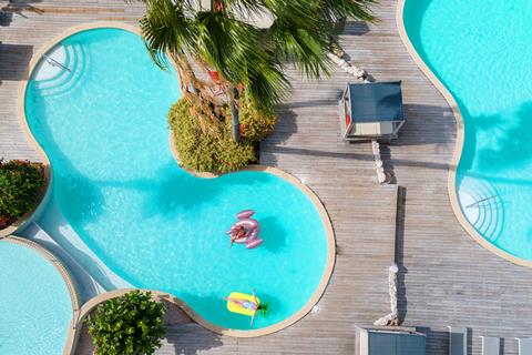 Ideale prijs vakantie Curacao 🏝️ 9 Dagen logies TIME TO SMILE Chogogo Dive & Beach Resort Curacao