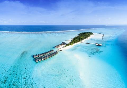 Summer Island Maldives Malediven Malediven Noord Male Atol sfeerfoto groot