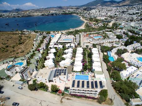 Jasmin Beach Hotel Turkije Egeïsche Kust Bodrum Gümbet sfeerfoto groot