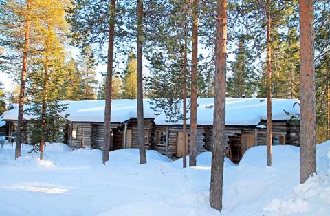 Kelo Star Cabins Finland Lapland Levi sfeerfoto groot