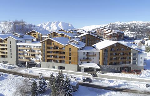 Odalys Prestige Aparthotel L'Eclose Wielrennen Frankrijk Alpe d'Huez Grand Domaine Alpe d'Huez sfeerfoto groot