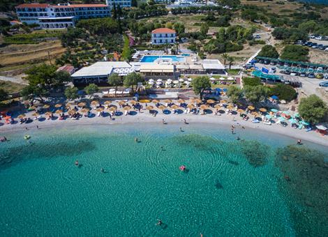 Korting zonvakantie Samos 🏝️ 8 Dagen logies ontbijt Glicorisa Beach