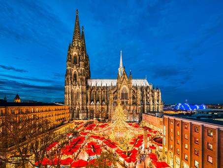 5 dg riviercruise Kerstmarkten langs de Rijn Duitsland Nordrhein Westfalen Düsseldorf sfeerfoto groot