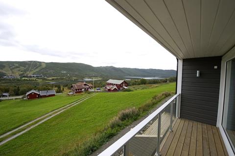 Ustedalen Noorwegen østlandet Geilo sfeerfoto groot