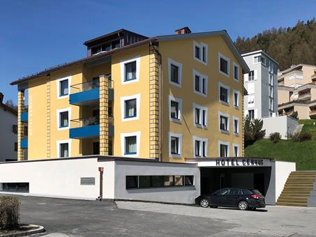 Boutique Hotel Cervus Zwitserland Graubünden St Moritz sfeerfoto groot