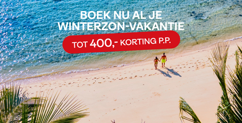 Boek nu al je winterzon tot 400,- korting p.p.